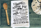 Whimsy Farm House Style Apple Pie Recipe Towel