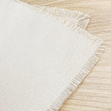 Farmhouse Whimsy Saying Chicken Fringe Edged Placemats