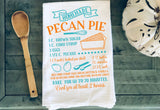 Whimsy Farm House Style Pecan Pie Recipe Towel
