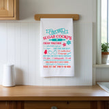 Whimsy Farm House Style Sugar Cookies Recipe Towel