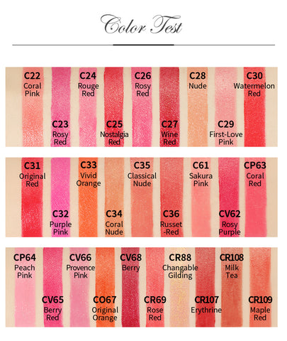 Catkin ™  Nutrivous Luxury Moisturizing Lipstick - Rosey Red