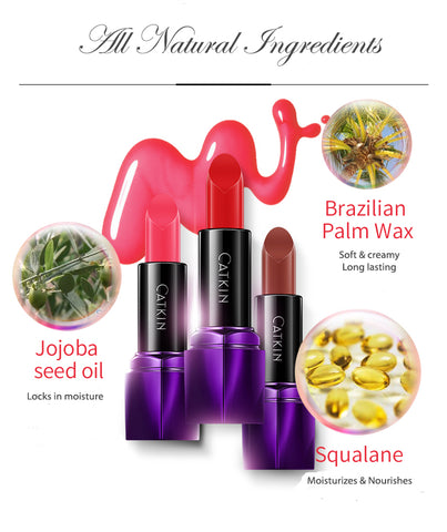 Catkin ™  Nutrivous Luxury Moisturizing Lipstick - Nastalgia Red