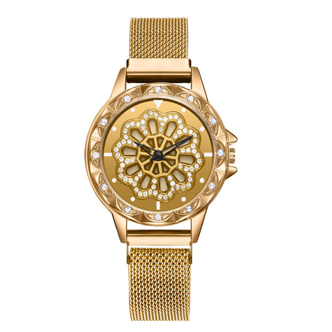 Maizy's 360° Rotating Bezel Luxury Fashion Quartz Watch :: Available in 8 Colors