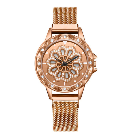 Maizy's 360° Rotating Bezel Luxury Fashion Quartz Watch :: Available in 8 Colors