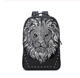 Men's 3D Sculpted Lions Head backpack - Available in 3 Colors