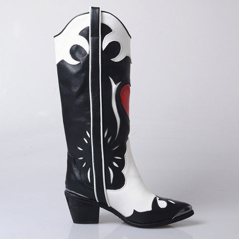 Style 802 High Hearts Western Style Boots :: 2 Colors :: LIMITED QUANTITIES