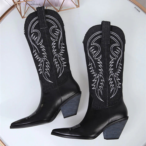 Style 805 Traditional Western Style Boots :: Available in 3 Colors