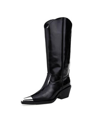 Style 806 Silver Toe Western Style Boots :: Available in 2 Colors