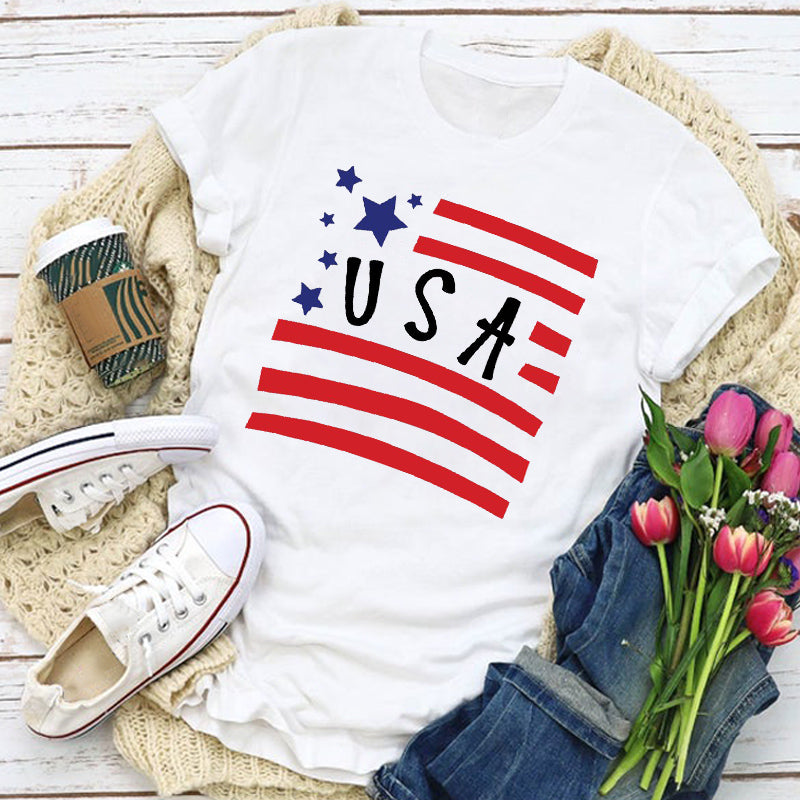 USA Flag Women's T-Shirt