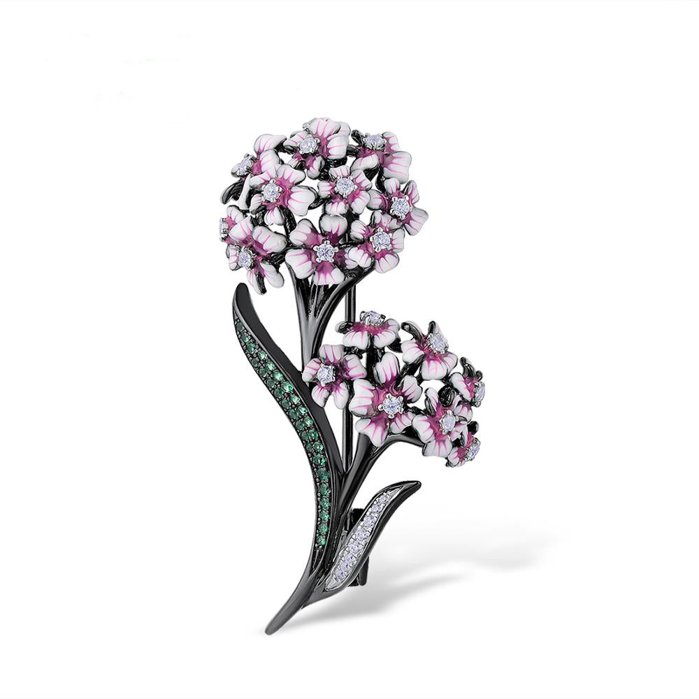 Handcrafted Baby's Breath Luxury Brooch