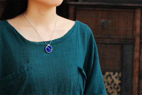 Handcrafted Big Dipper in Blue Lapis
