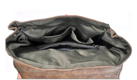 Bohemian Leather & Tassels Beaded Backpack