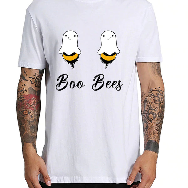 Boo Bees Halloween  Unisex Whimsy T-Shirt - Available in 5 Colors