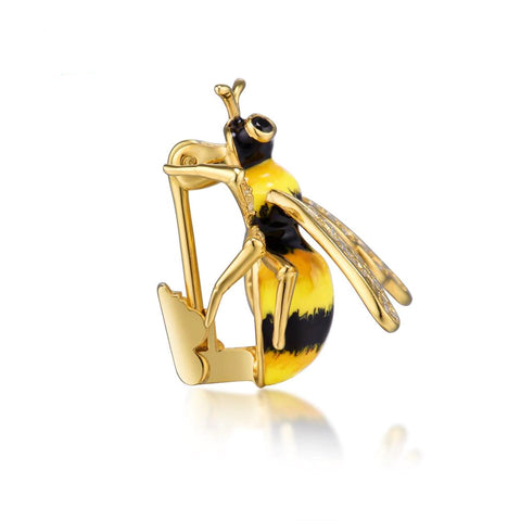 Hand Crafted Bumble Bee Luxury Brooch