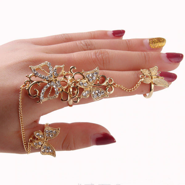 Butterfly Double Link Chain Ring