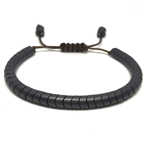 Cobra Cut Hematite Men's Bracelet :: Available in 3 Styles
