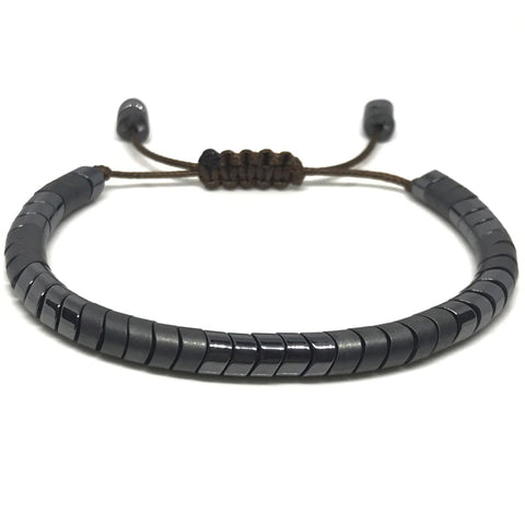 Cobra Cut Hematite Men's Bracelet :: Available in 3 Styles