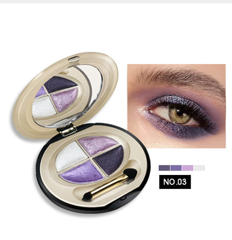 D.S.M. Professional Waterproof Mineral Eye Shadow Quad  :: Available in 4 Colors