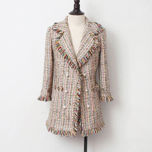 Boutique Collection :: Double Breasted Tweed Coat