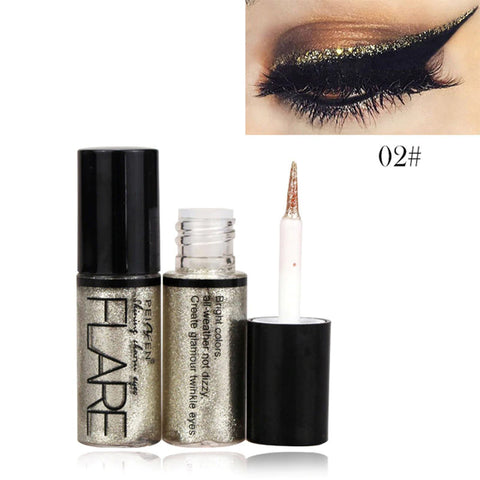 Flare Liquid Glitter Eye Liner - Available i n 5 Dazzling Colors