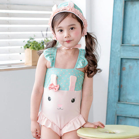 Boutique Baby & Toddler Little Bunny Swimsuit - 12M - 4T
