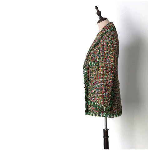 Boutique Collection :: Green Tweed Overcoat