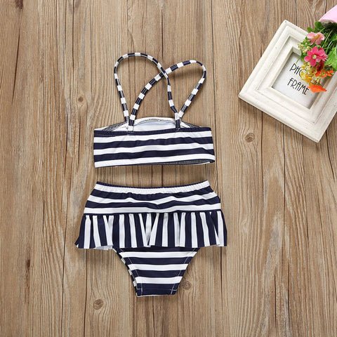 Bows and Stripes Infant & Toddler Bikini