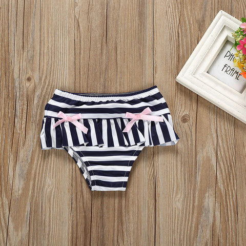 Bows and Stripes Infant & Toddler Bikini