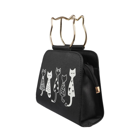 Kitty Handle Tote - Available in 4 Colors!