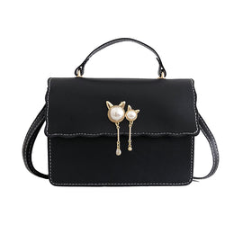 Kitty Pearl Crossover Shoulder Bag - Available in 5 Colors!