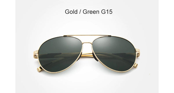 Style 5115 Men's Italian HD Polarized Pilot Style Sunglasses - Available in 4 colors