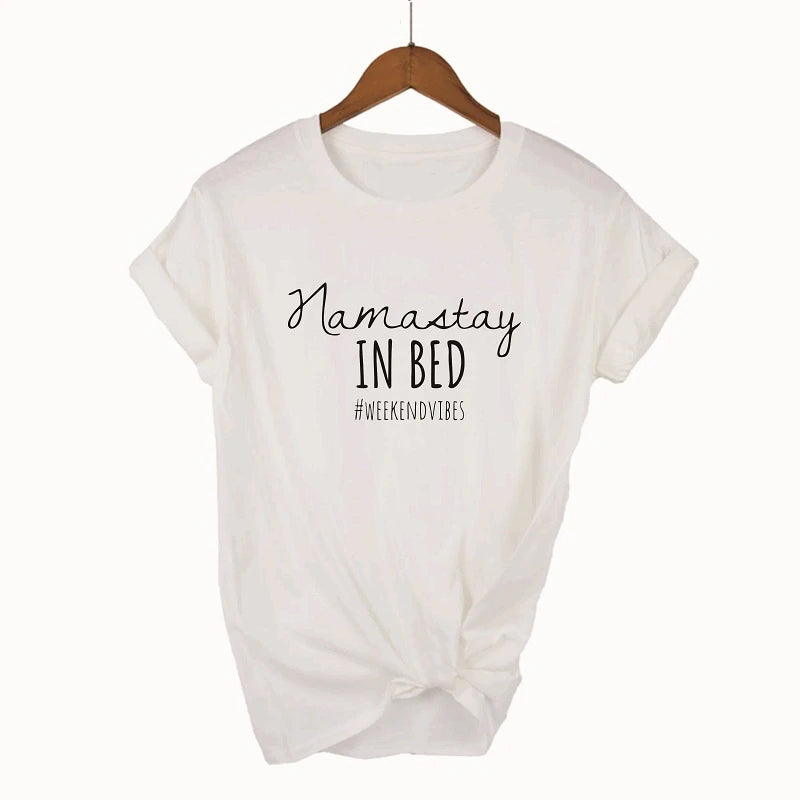 Namastay In Bed Whimsy T-Shirt