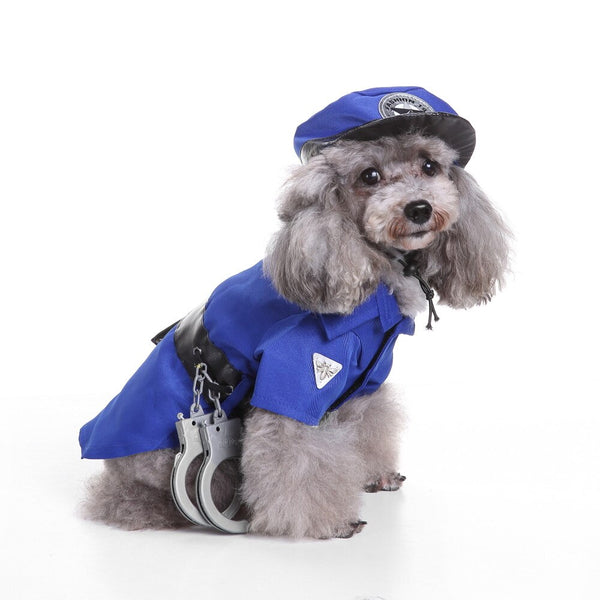Furry Cop II - Pet Police Costume w/handcuffs