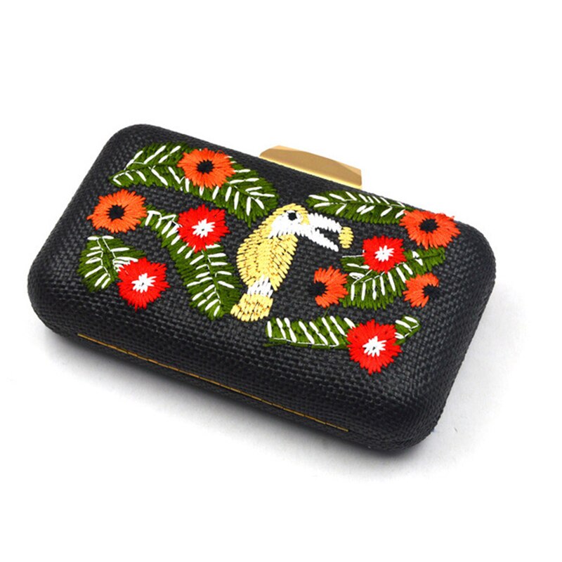 The Poppy - Handmade Straw Party Clutch - Available in 3 Colors!