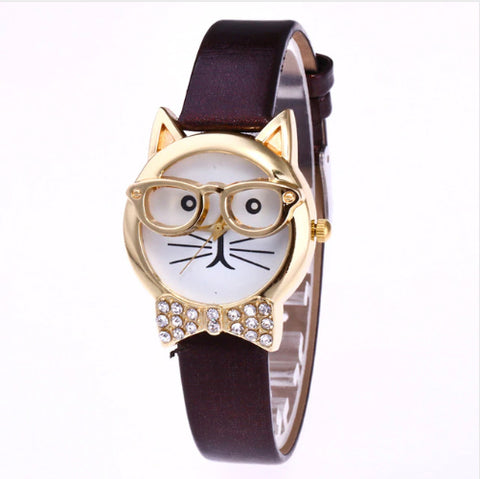 Smart Kitty - Ladies Fashion Quartz Watch - Available in 5 Colors