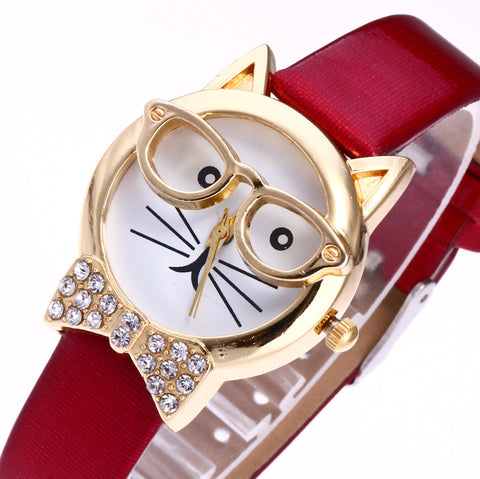 Smart Kitty - Ladies Fashion Quartz Watch - Available in 5 Colors