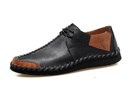 Style 104 Two Tone Hand Crafted Split Men's Moccasin/Loafers :: Available in 3 Colors