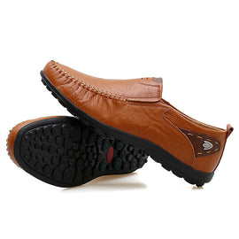 Style 105 Men's Soft Leather Casual Loafers :: Available in 3 Colors