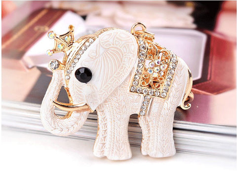 Style 1112 Gilded Elephant Bag Charm