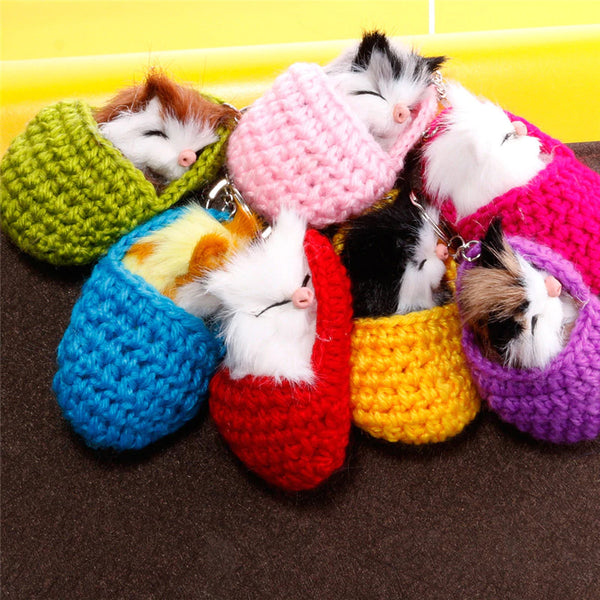 Style 1114 Cute Sleeping Kitten  - Available in 7 Colors - Best Seller!