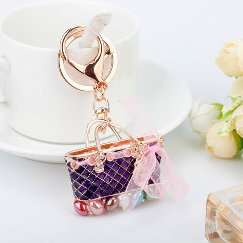 Style 1117 Mini Enamel Hand Bag - Available in 3 Colors