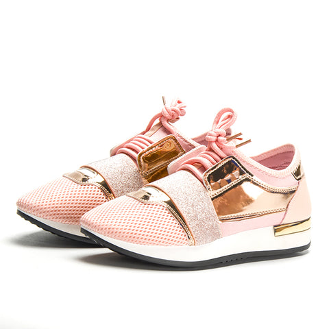 Style 124 Euro Luxury Women's Trainers/Sneakers  :: Available in 11 Colors