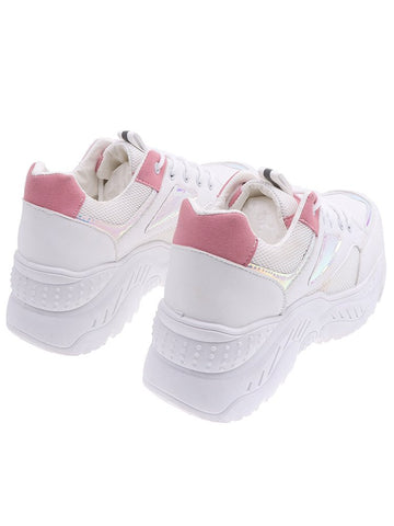 Style 127 Shimmering Artscape Women's Designer Sports Sneakers   :: Available in 2 Colors