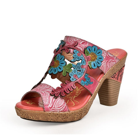 Style 1726 Bohemian Summer Collection - Boho Floral Fantasy Sandals