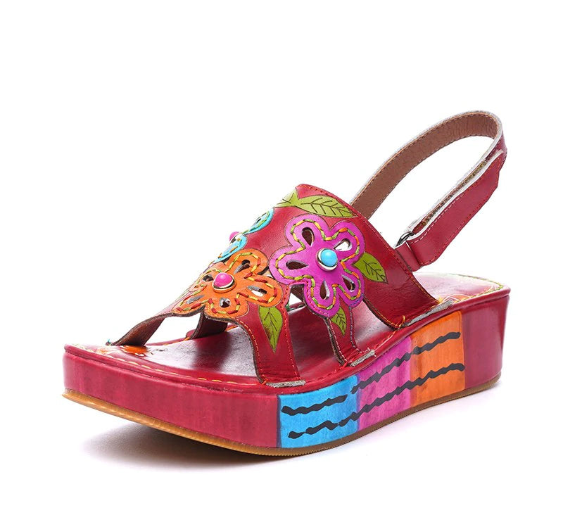 Style 1727 Bohemian Summer Collection - Boho Flower Child Sandals