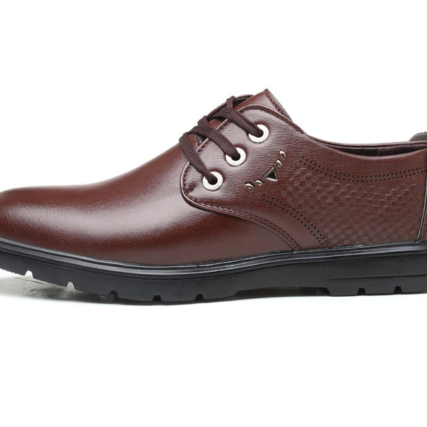 Style 201 Men's Genuine Leather Business Leisure Lace Up :: Available in 2 Colors