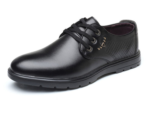 Style 201 Men's Genuine Leather Business Leisure Lace Up :: Available in 2 Colors