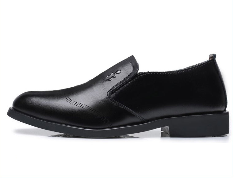 Style 202 Men's Genuine Leather Elegant Business Slip On's :: Available in 2 Colors