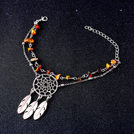 Style 2115 Boho Dream Catcher Anklet - Available in 5 Colors