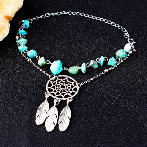 Style 2115 Boho Dream Catcher Anklet - Available in 5 Colors
